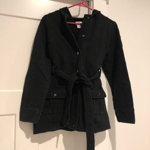 Motherhood Maternity Black Jacket Sz Lg